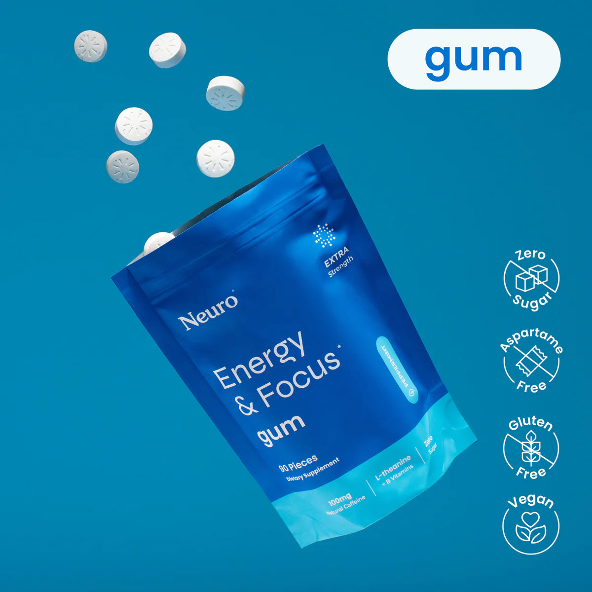 Extra StrengthEnergy & FocusIs Here to
